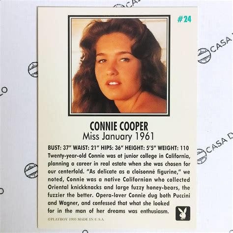 connie cooper playboy|Connie Cooper